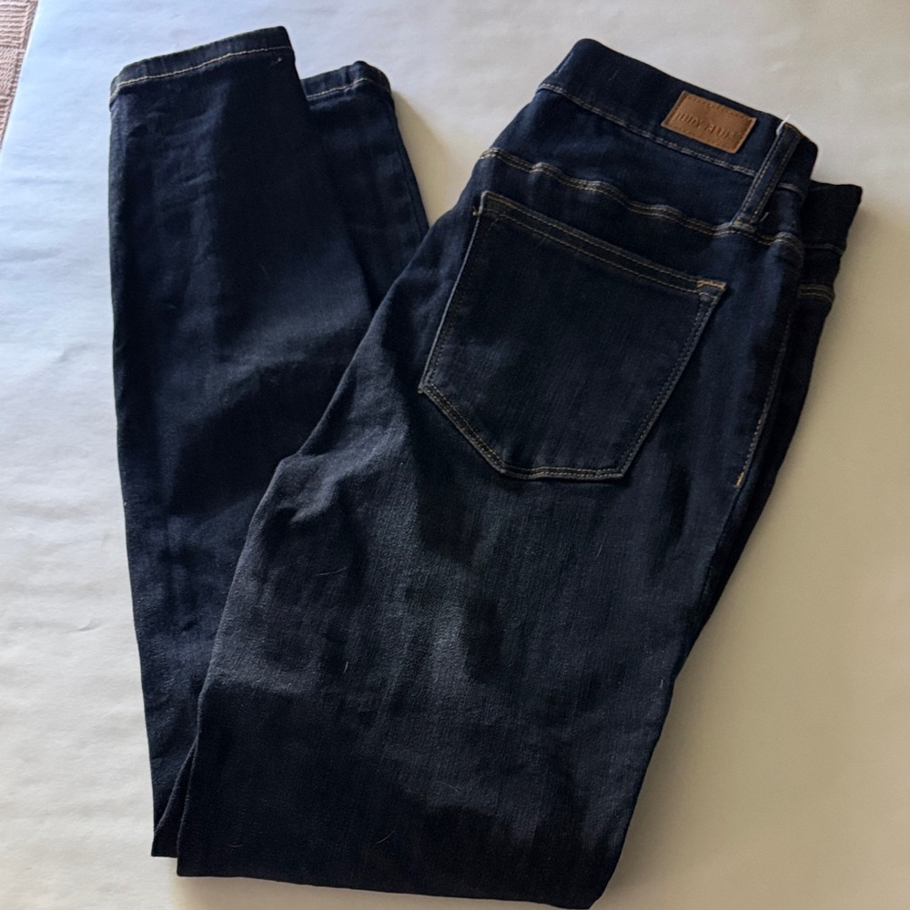 Judy Blue Women's Straight Jeans - Dark Blue